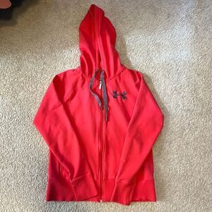 Women’s Under Armour Hooded Sweatshirt Size Medium In Good Condition